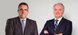 Victor del Pozo, conselheiro delegado do El Corte Inglés, e Javier Catena, primeiro executivo da Real Estate