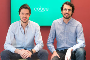 Borja Aranguren e Daniel Olea, fundadores da Cobee