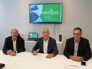 Luís Brás, Secretário-Geral da ADIPA; António Casanova, vice-presidente SDR Portugal e Miguel Aranda da Silva, diretor-geral SDR Portugal