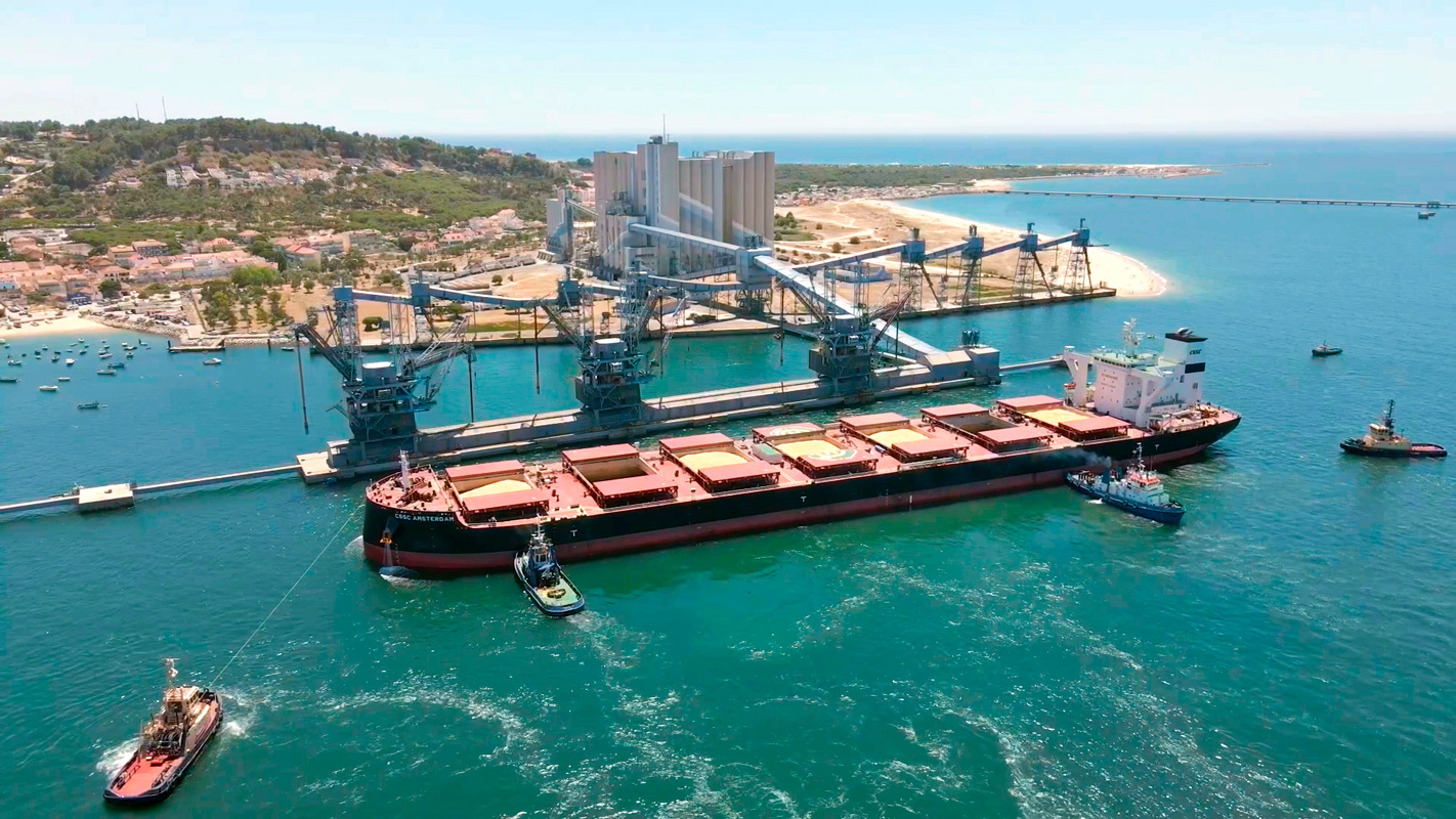 Porto de Lisboa movimenta quantidade recorde de milho