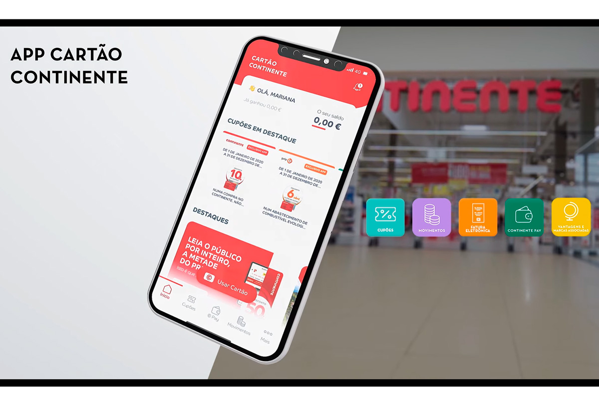 App Cartão Continente