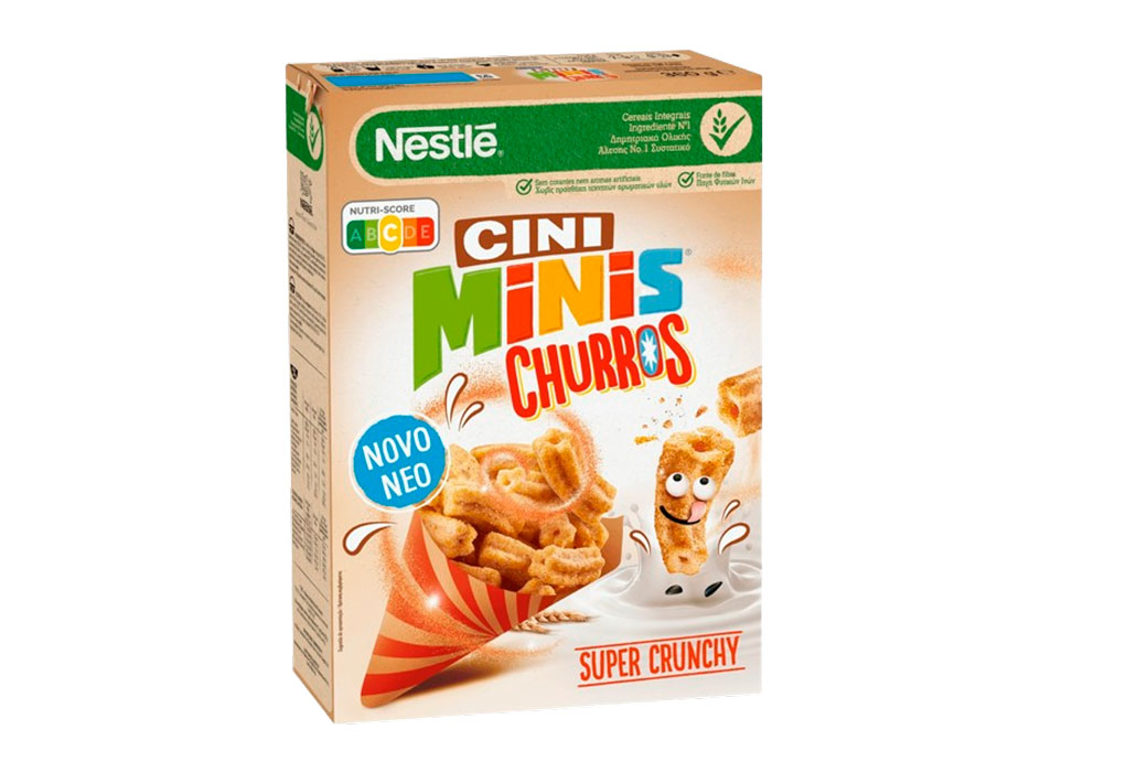 CINI MINIS Churros são o mais recente lançamento de cereais de pequeno-almoço da Nestlé Portugal