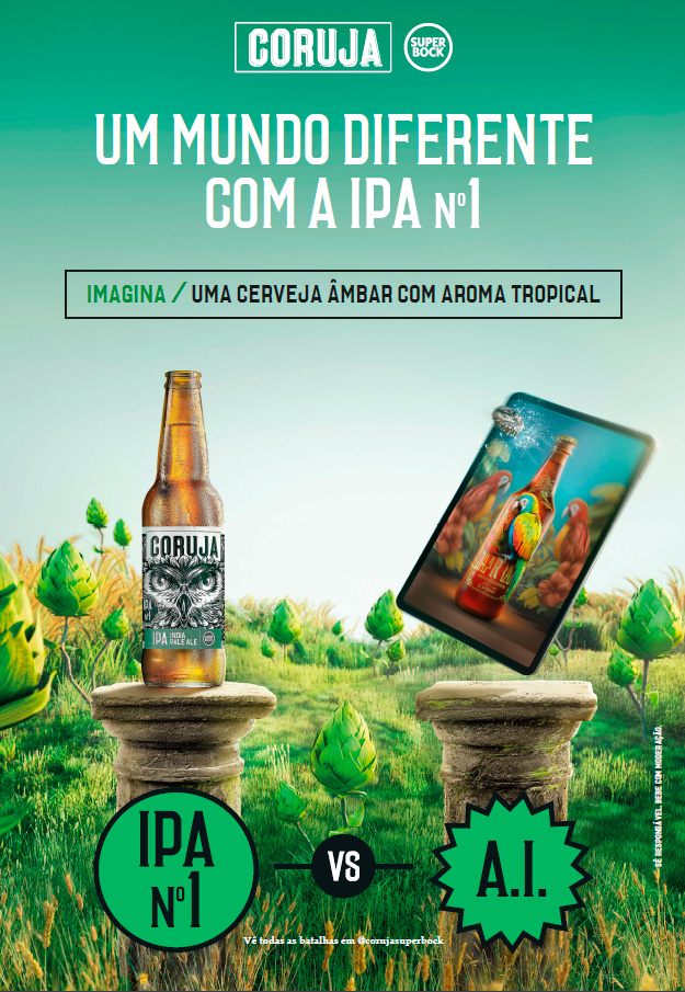 Super Bock lança campanha Coruja IPA N.º 1 VS. A.I.